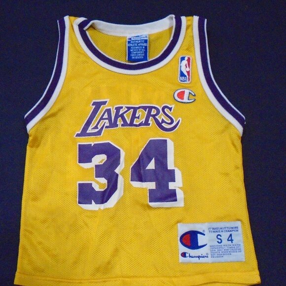 Champion Other - Vintage Champion Los Angeles Lakers NBA Shaquille O'Neal Jersey Small 4 Toddler